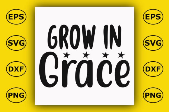 Christian T Shirt Design, Grow in Grace T-Shirt Designs