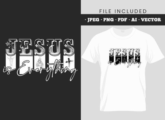 Jesus Bible Quotes T-shirt Design for T-Shirt Designs