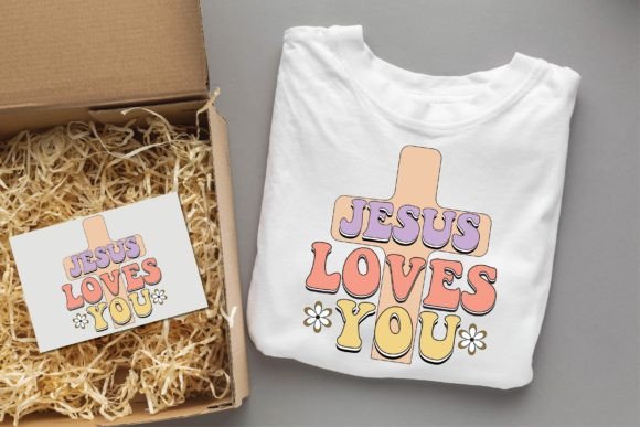 Jesus Love You Christian Svg Design for T-Shirt Designs