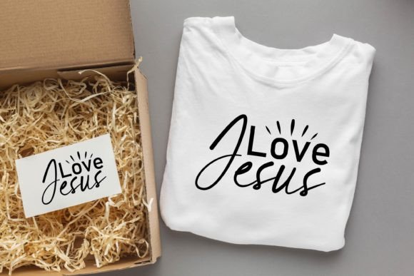 Love Jesus Jesus SVG for T-Shirt Designs