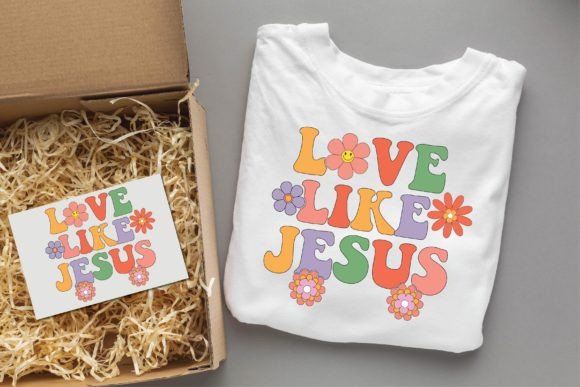 Love Like Jesus Christian Svg Design T-Shirt Designs