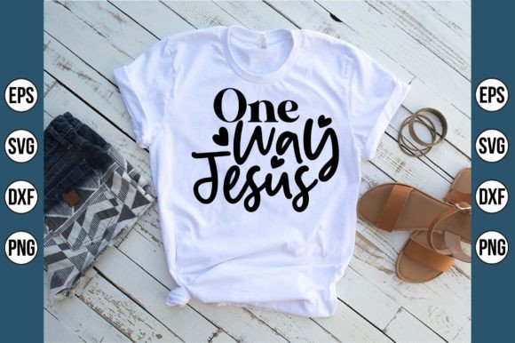 One Way Jesus T-Shirt Designs