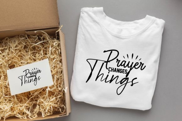Prayer Changes Things Jesus SVG for T-Shirt Designs